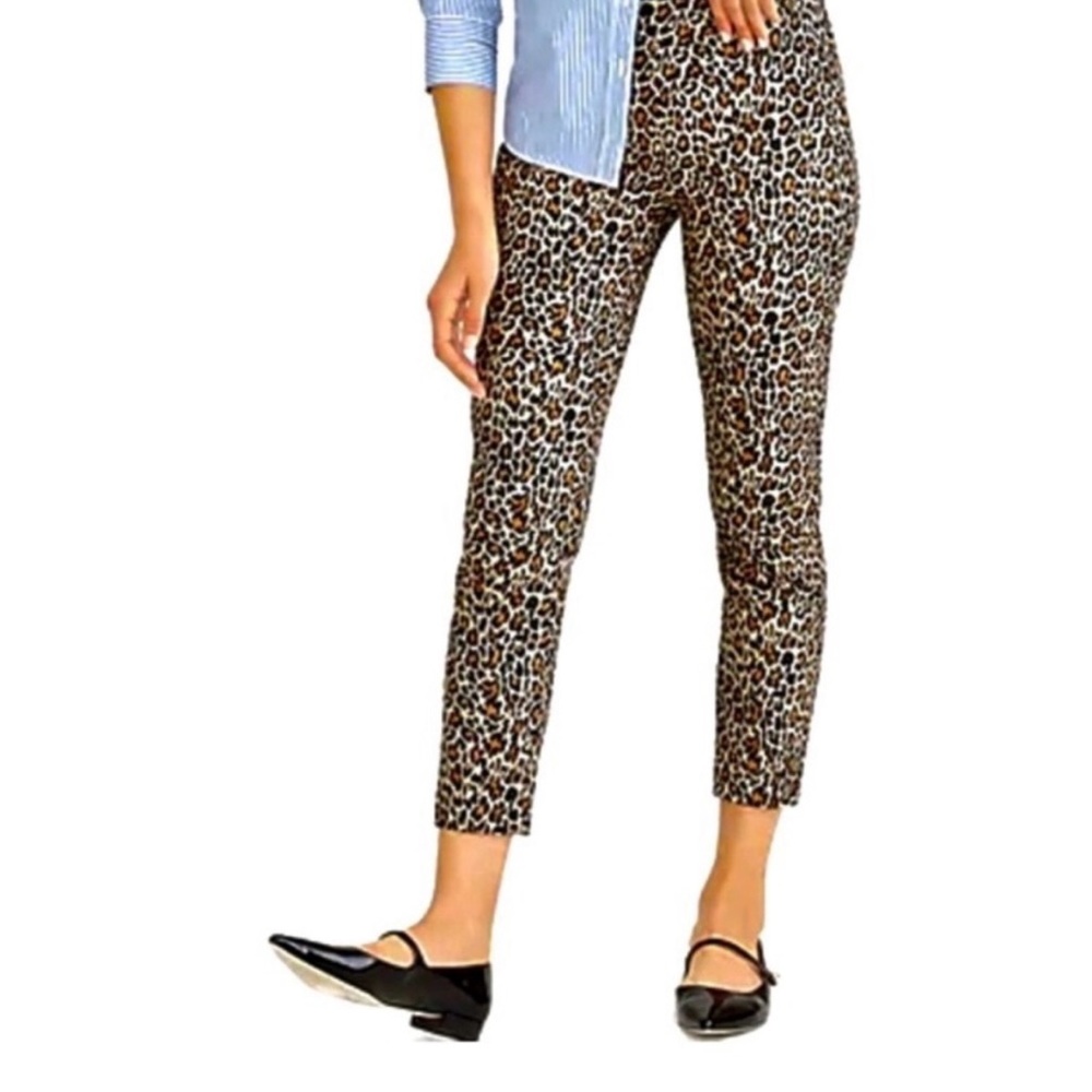 J. Crew Leopard-Print Winnie Pants